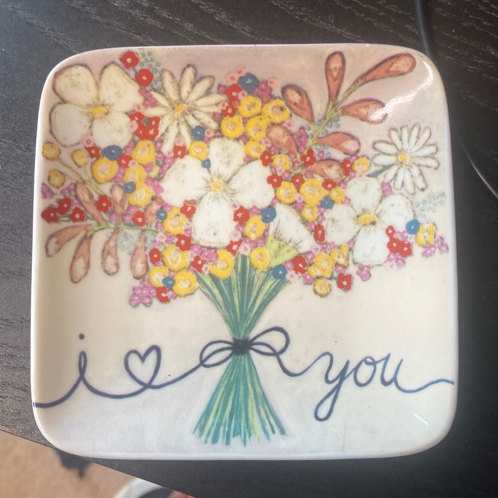 Creative Co-Op White Ceramic Square Dish